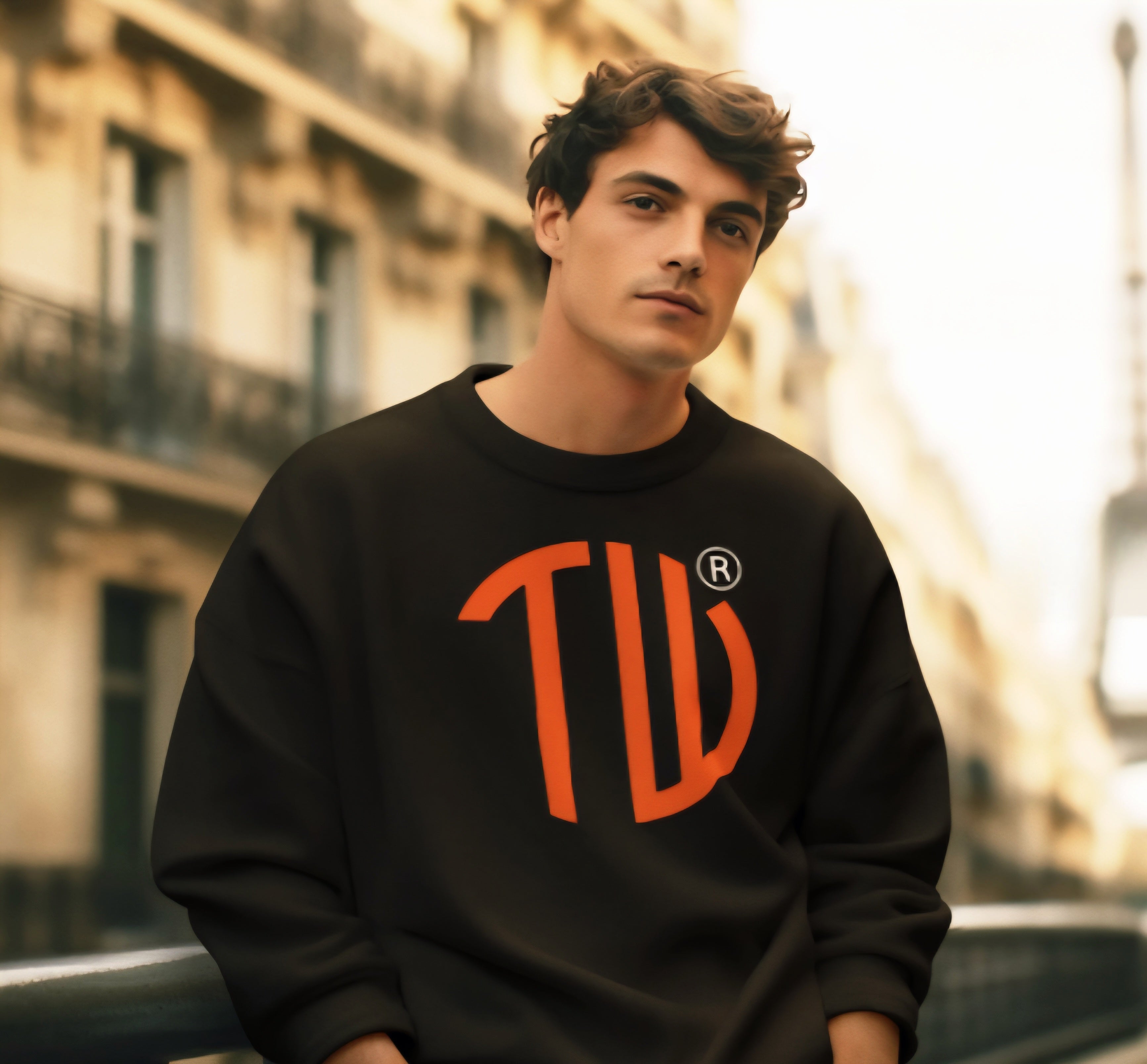 Strickpullover – "Signature Orange"