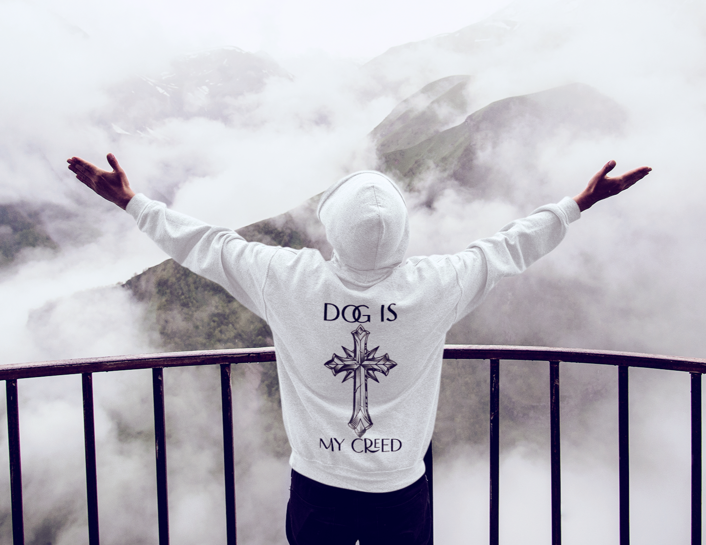 Premium Bio-Hoodie "Sanctum Creed Part One"