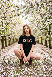 T-shirt unisexe en coton bio « CHIEN »