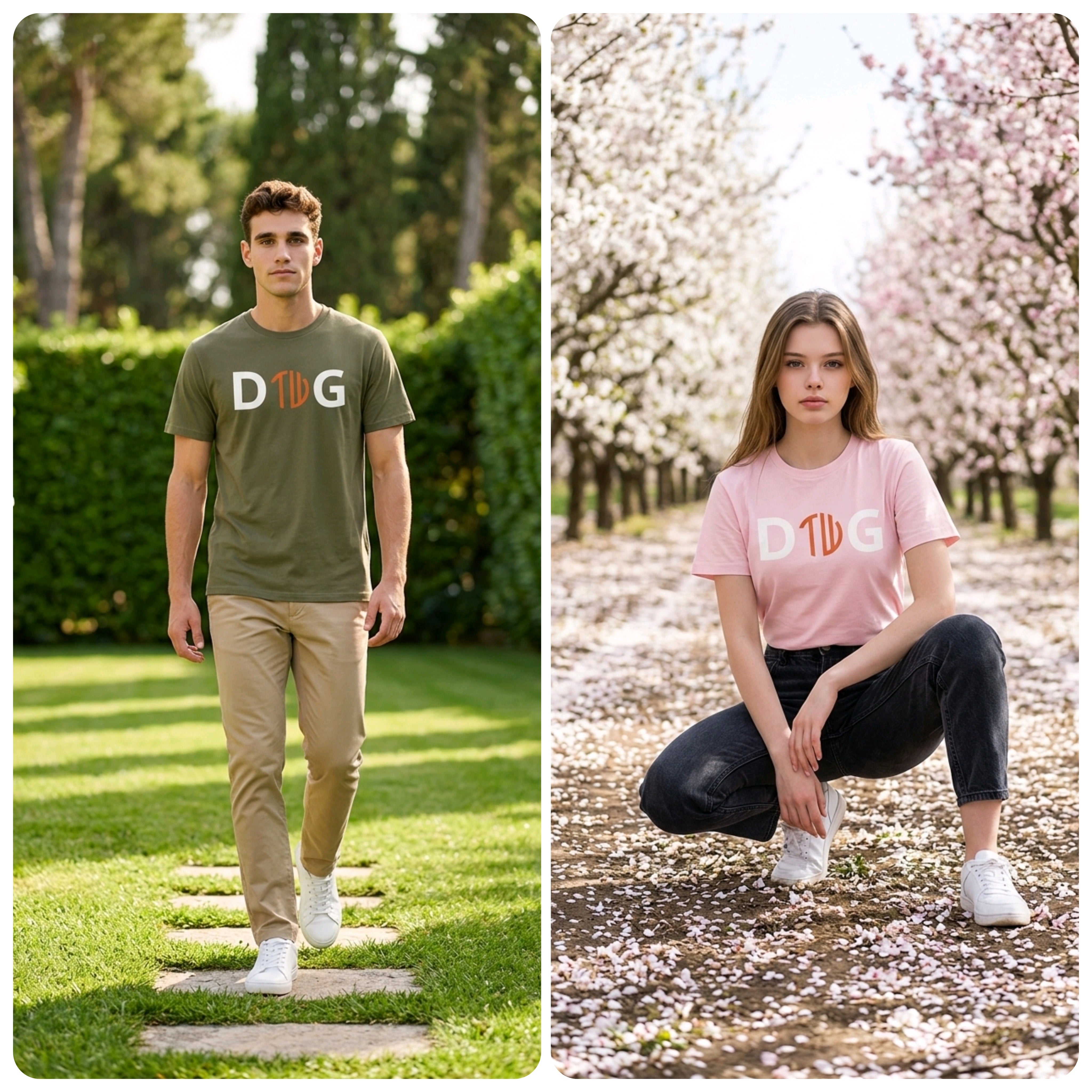 T-shirt unisexe en coton bio « CHIEN »