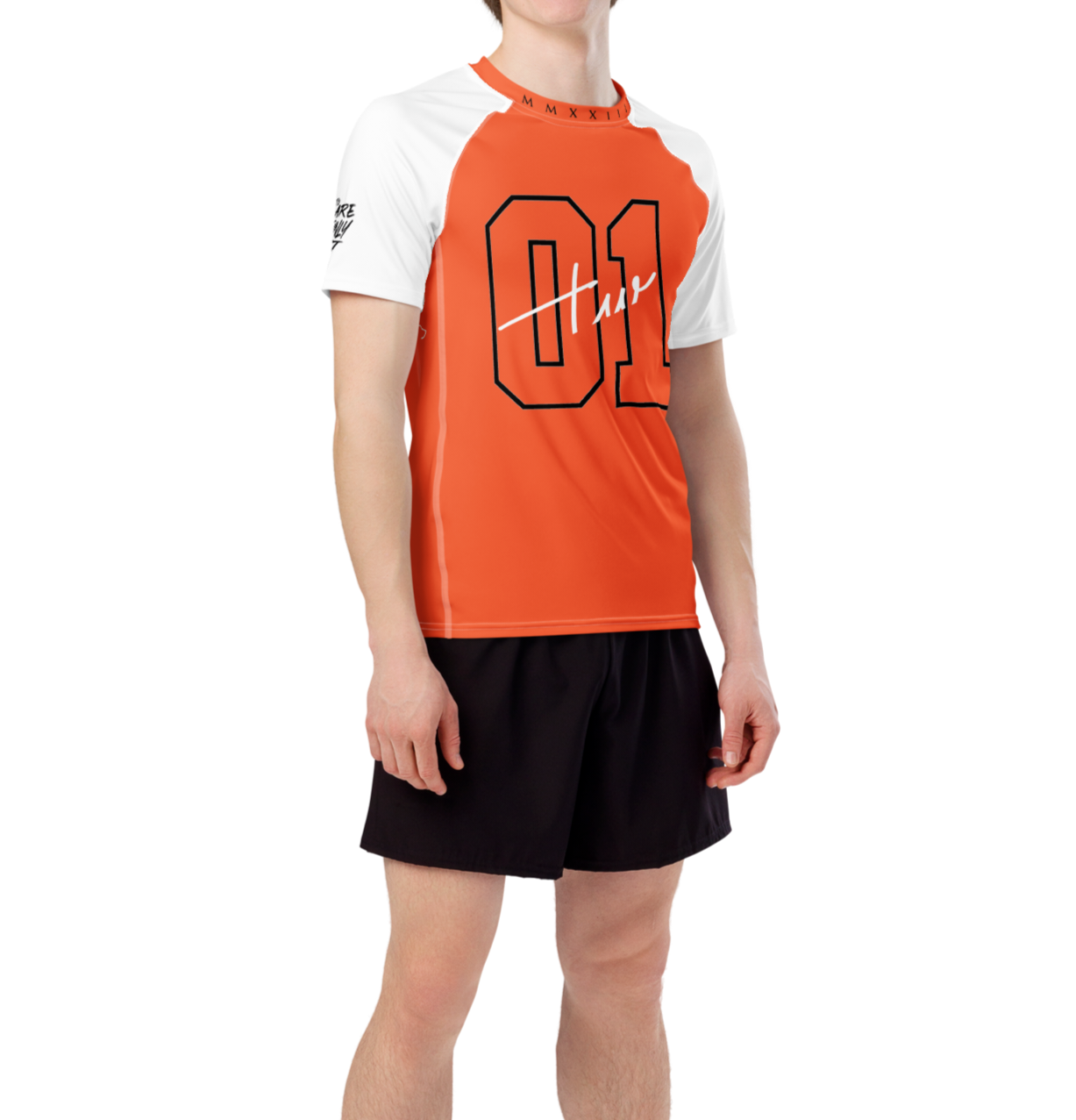 "Orange Impulse X7" Premium Rash Guard