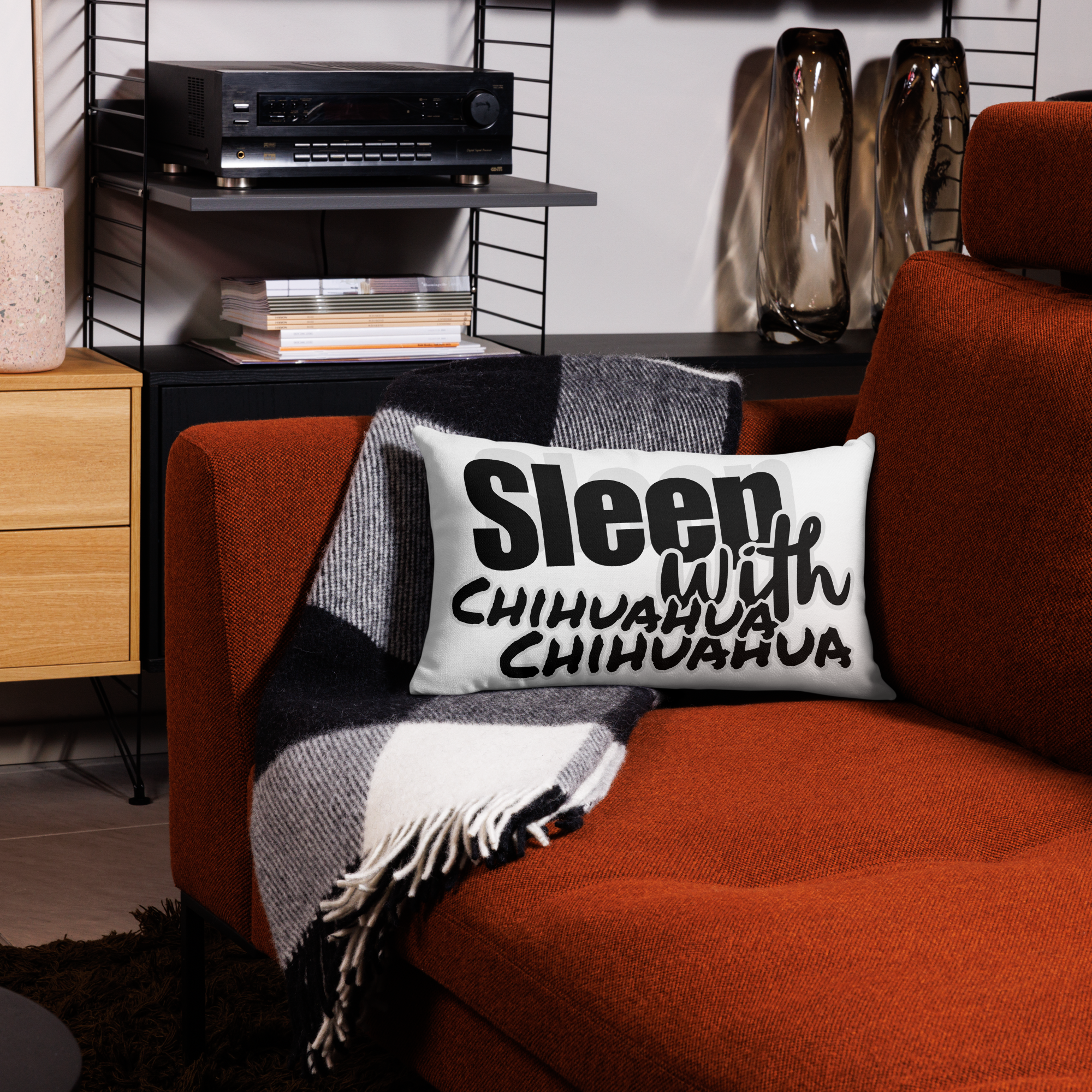 Premium-Kissenbezug "Chihuahua Statement"