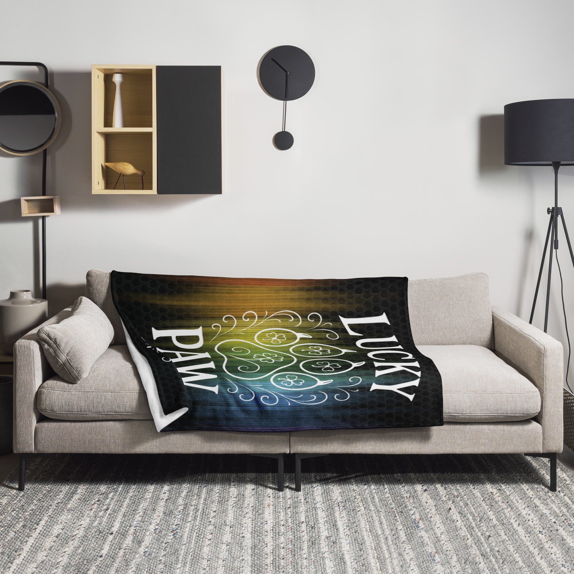 "Lucky Paw" Premium Kuscheldecke