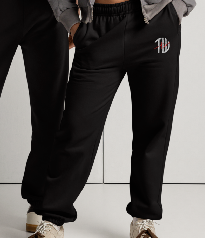 Schwere Jogginghose „Lux Alba“